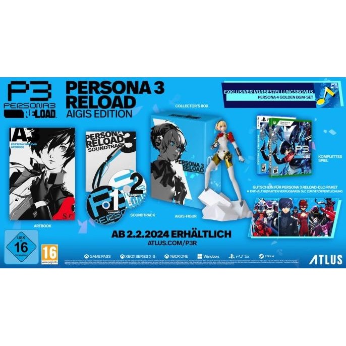 P3R Persona 3 Reload AIGIS Collector Edition PS5 XBOX X PLAYSTATION 5 YAN