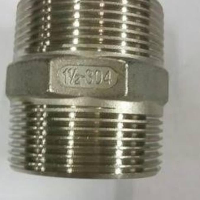 

Double Nepel Stainless Steel 304 3"(Inch) Terlaris