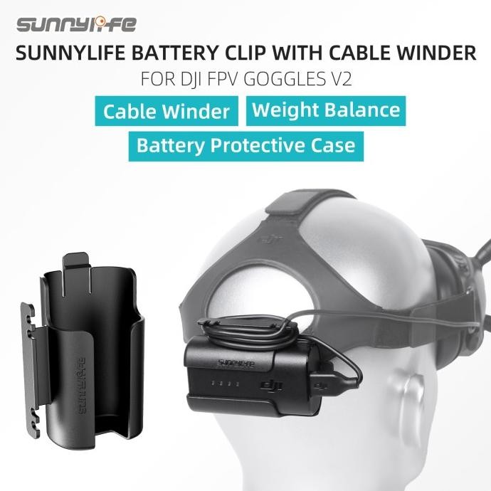 

Sunnylife Headband Battery Clip Protective Case Dji Fpv Googles V2 Terlaris