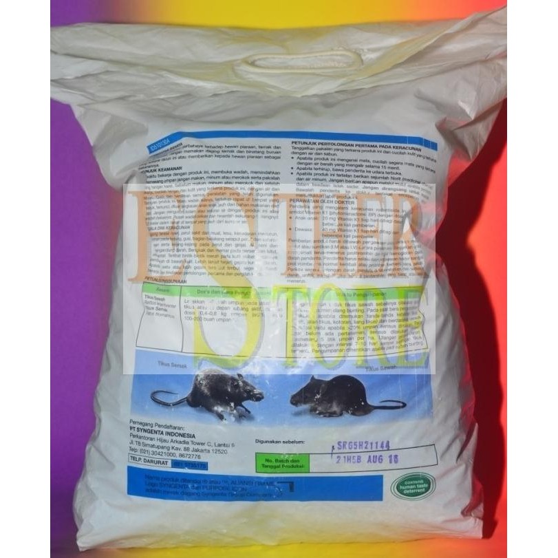 promo Racun Tikus Langsung Pakai Klerat 5 kg Produksi Syngenta