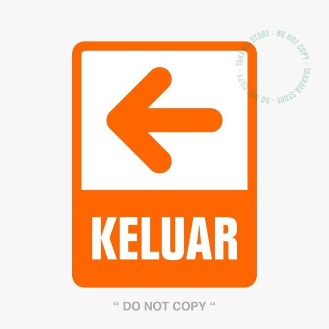 

Rambu Petunjuk Arah Keluar 30 X 40 Cm Plat Alumunium Terlaris