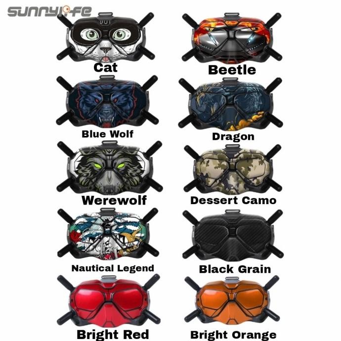 

Sunnylife Pvc Decal Sticker Protectoive Skin Dji Fpv Combo Googles Terlaris