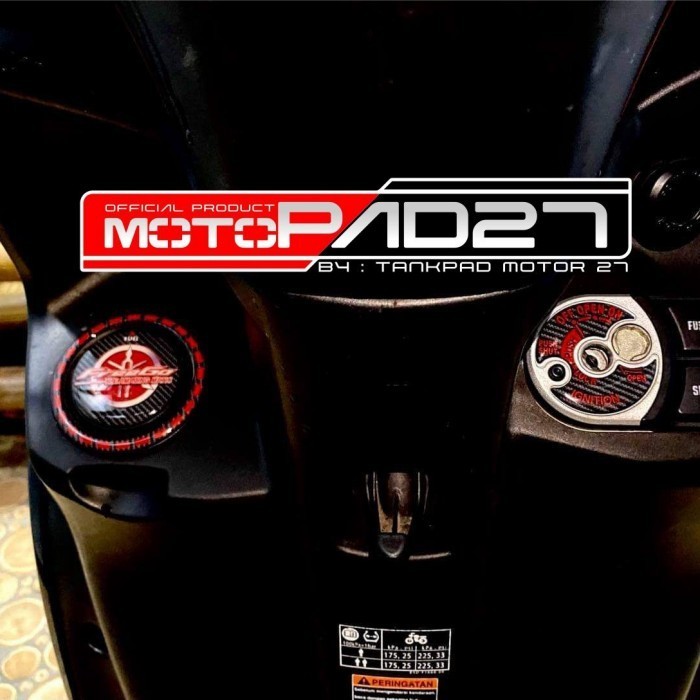 Ready Stock Sticker Fuelpad Keypad Resin Timbul Yamaha Freego