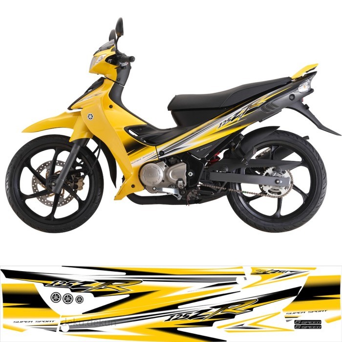 Termurah Striping Sticker Yamaha 125Zr Kuning