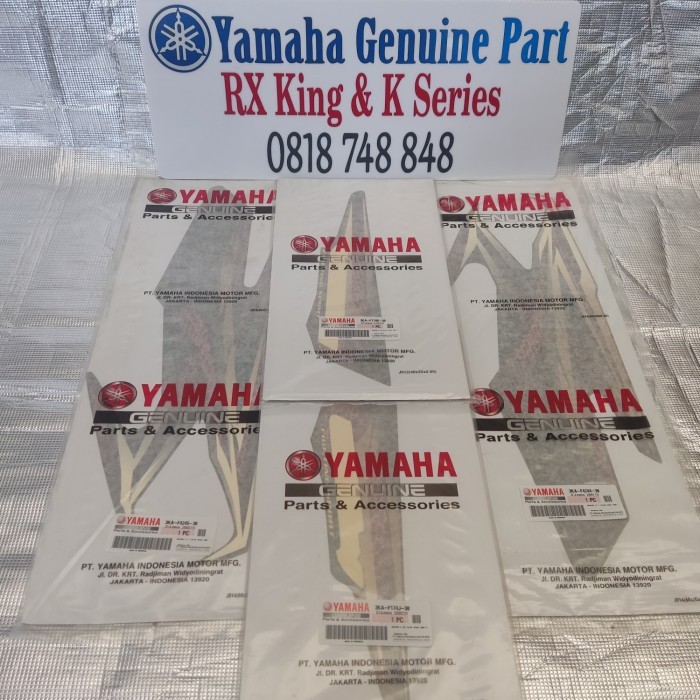 Termurah List Striping Stiker Rx King 2005 Gold Fullset Original Ygp