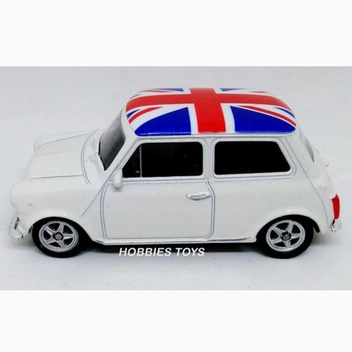 Diecast Welly Nex 1:60 Mini Cooper 1300 UK Flag