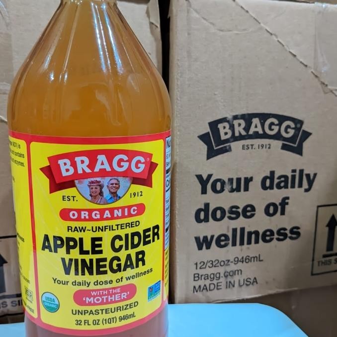 

Bragg apple cider vinegar 946ml / cuka apel original [terbaik]