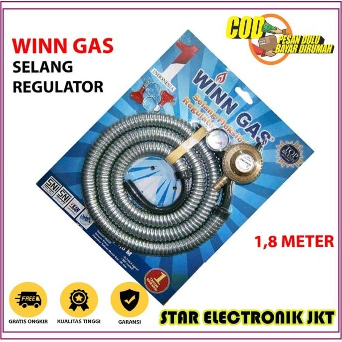 selang regulator winn gas original