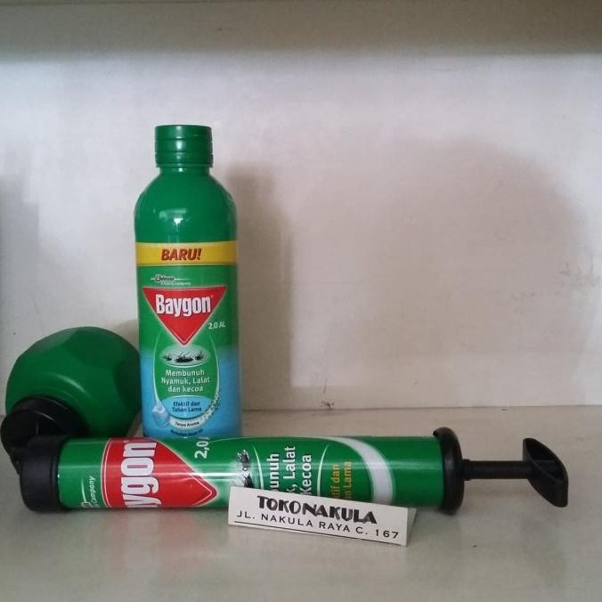 Baygon - Paket Semprotan Nyamuk Dan Baygon Cair Isi Ulang 400ml Botol #BISA FAKTUR#-