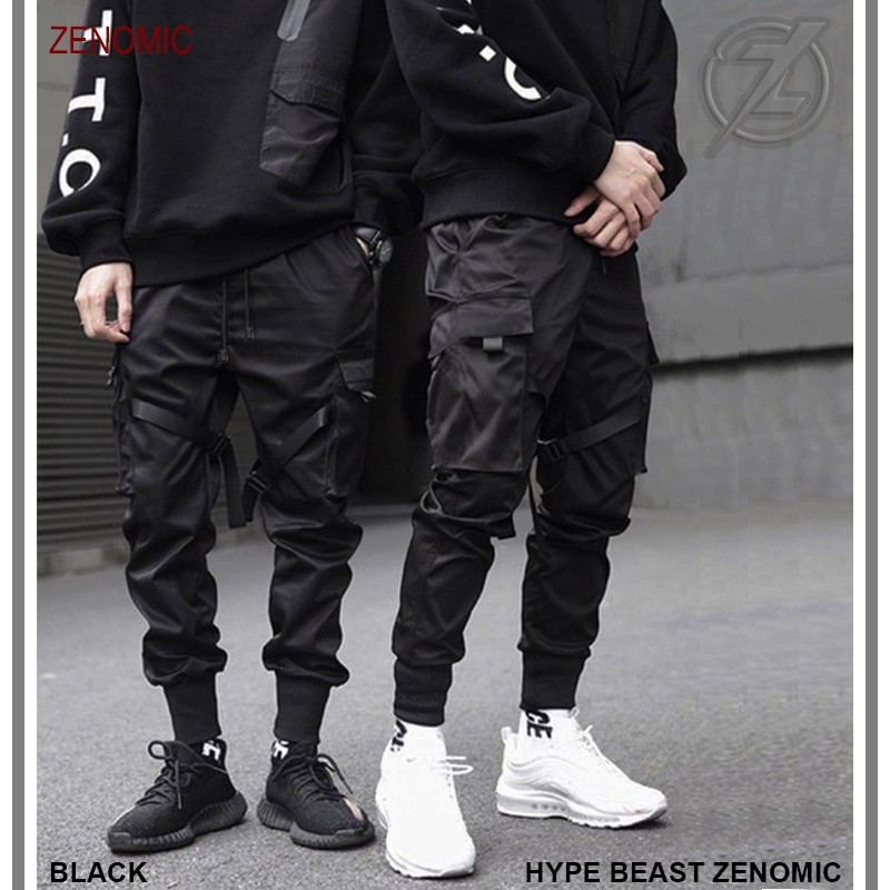 Celana Panjang Cargo Jogger Pria Hypebeast PDL Keren