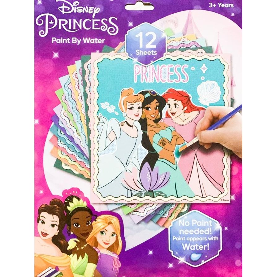 

Disney Princess Paint By Water Mess Free No Paint Needed