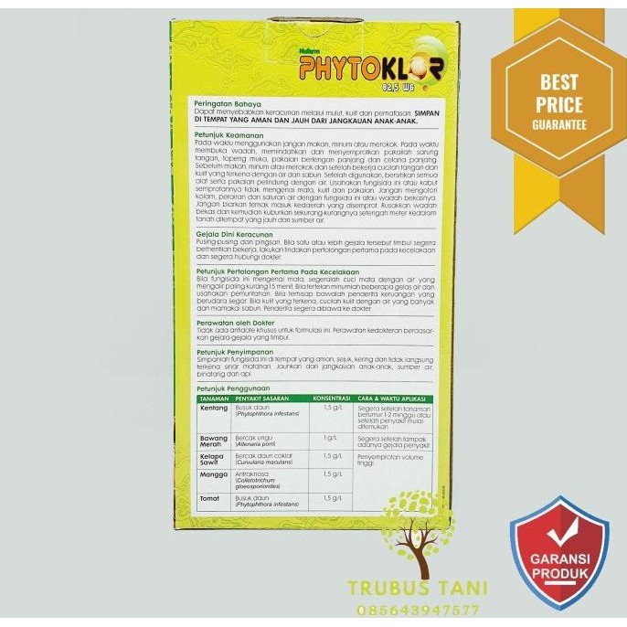 FUNGISIDA Phytoklor 82.5 WG 400gr