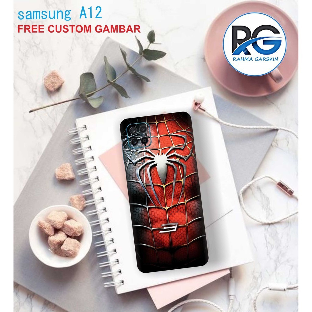 

Wrap* Samsung A12 Spaiderman Via Chat Wrap Skin Stiker Garksin CUSTOM Gratis (2pcs)