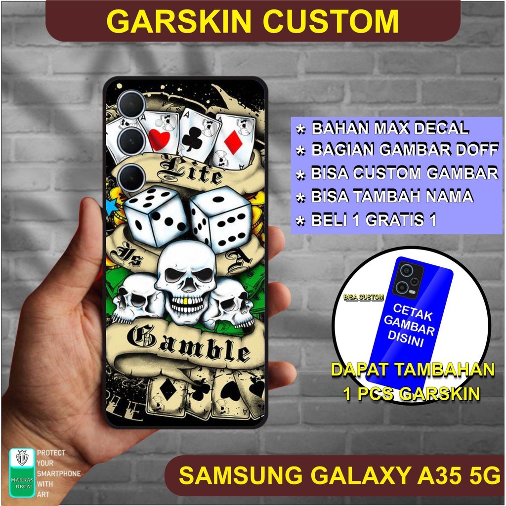 

Wrap* Samsung A35 5g Anti Gores Belakang All 813 Wrap Skin Stiker Garksin CUSTOM Gratis (2pcs)