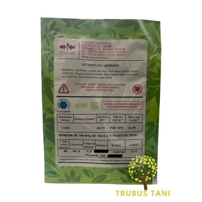 Leony 10gr Benih Sawi Putih Hibrida Tahan Akar Gada