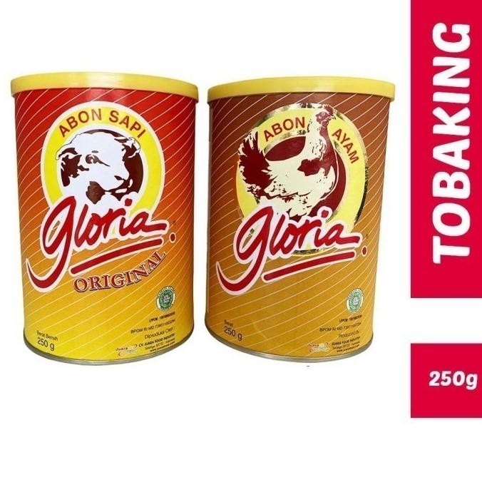 

LIMITEDEDITION Abon Sapi Ayam Gloria 250gr Abon Kaleng