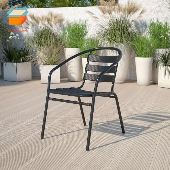 kursi teras besi minimalis kursi taman kursi kafe kursi makan outdoor