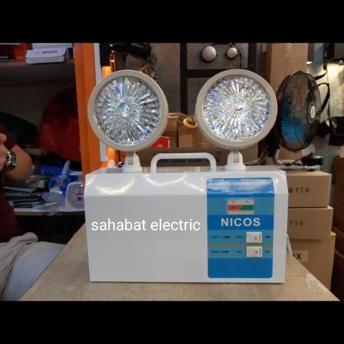 Sale Lampu Emergency Led 2Mata Kucing Lampu Darurat Tembok Emergency Light