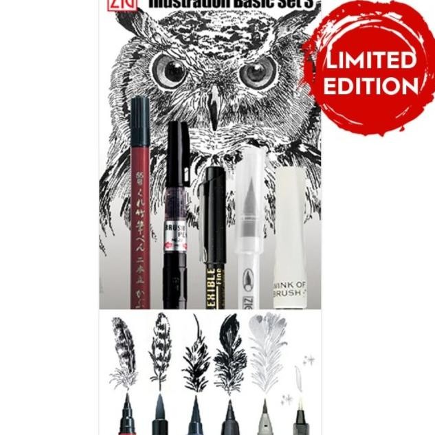 

Sale Zig Inktober Illustration Basic Set 3 (Iktb-22/5V)