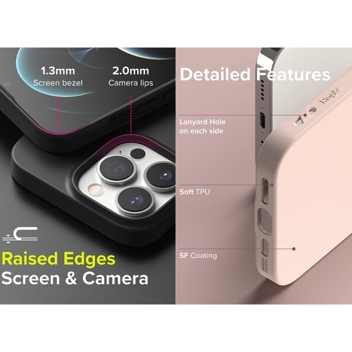 Ringke Iphone 13 / 13 Mini / 13 Pro Air S Softcase Tipis Slim Case Cover Handphone Melindungi Layar