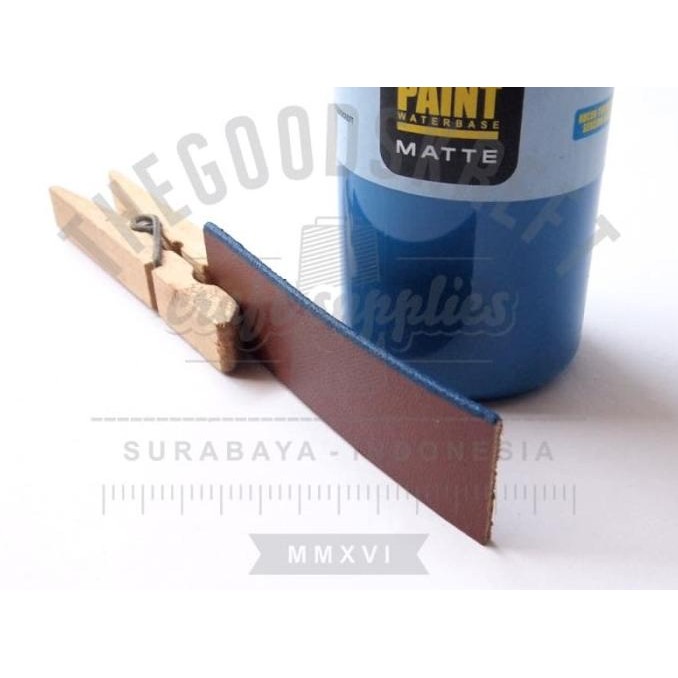 

Sale Leather Edge Paint Doff Matte Cat Pinggiran Kulit Blue Yale / Biru