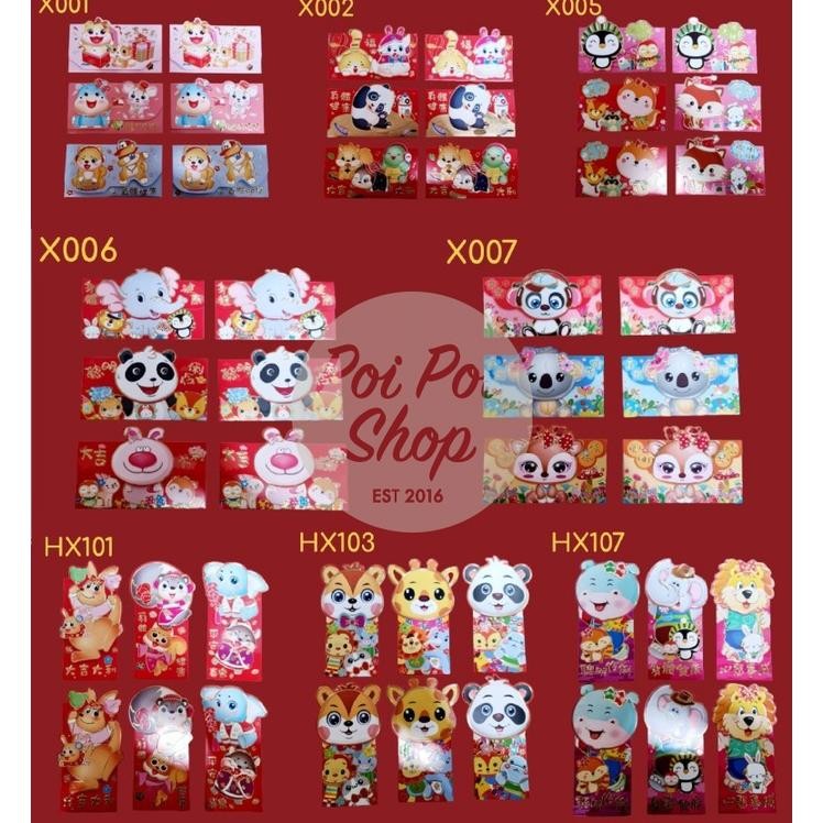 

Angpao Imlek Shio Ular 2025 Kartun Animal 3D Dompet Isi 6 Angpau Hongbao Panjang Grosir Murah Tebal Grosir Motif Karakter Berkualitas Bahan Terbaik