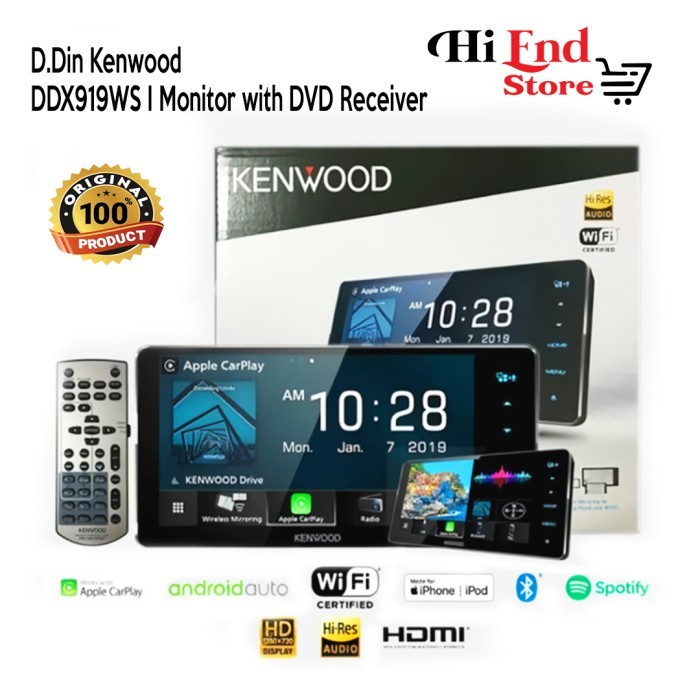 KENWOOD Head Unit DDX 919 WS Toyota Head Unit