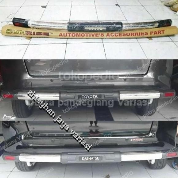 Tanduk bemper pengaman belakang mobil Daihatsu sigra