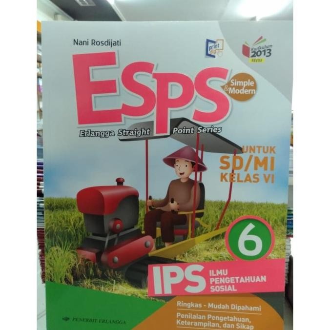 

STOK TERBATAS BUKU SOAL LATIHAN BUKU ESPS IPS KELAS 6 SD/MI KURIKULUM 2013 ERLANGGA