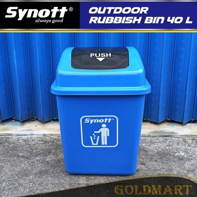 

Tersedia Tempat Sampah Dustbin 40 Liter Industrial Grade Plastic PP Synott