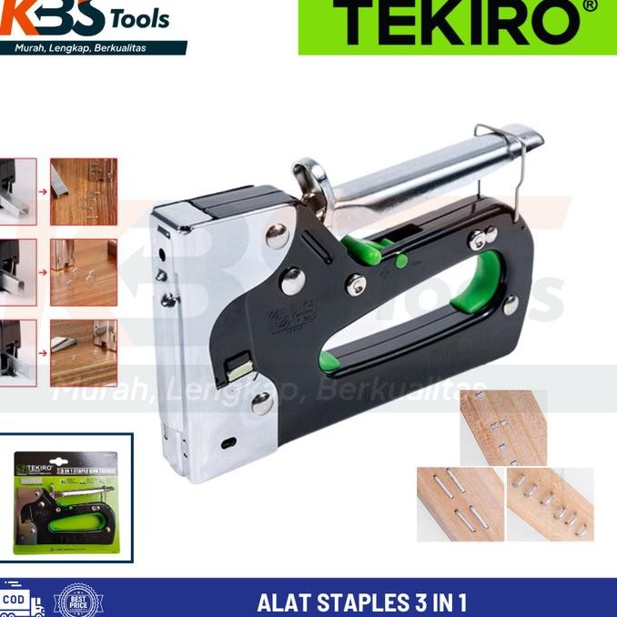 

Staples Tembak Tekiro 3 In 1 / Staple Gun Tacker 6 - 14 Mm Original Dan Terpercaya