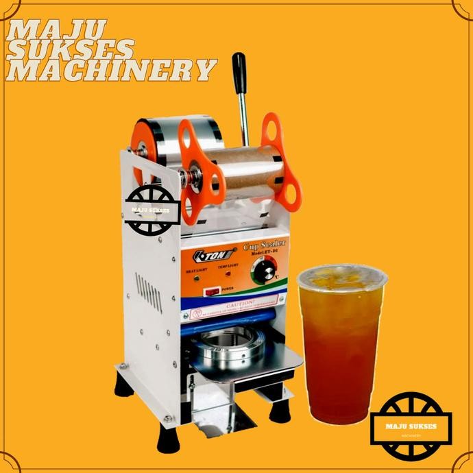 Terlaris Cup Sealer Plastik Eton Et-D1/ Alat Press Manual Kemasan Teh Poci