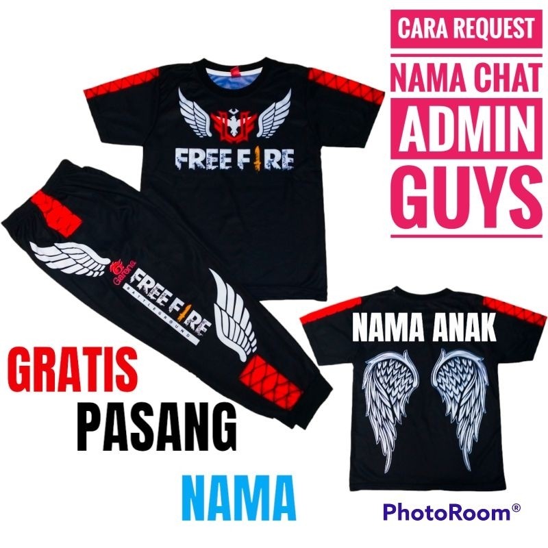 Baju Muslim Anak SETELAN BAJU GAMING BNL/SETELAN CELANA BNL/SETELAN BAJU ANAK FREE FIRE, SETELAN