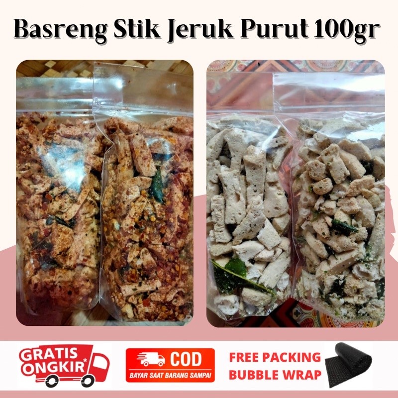 

BASRENG PEDAS JERUK PURUT 100GRAM | BASRENG STIK ORIGINAL JERUK PURUT