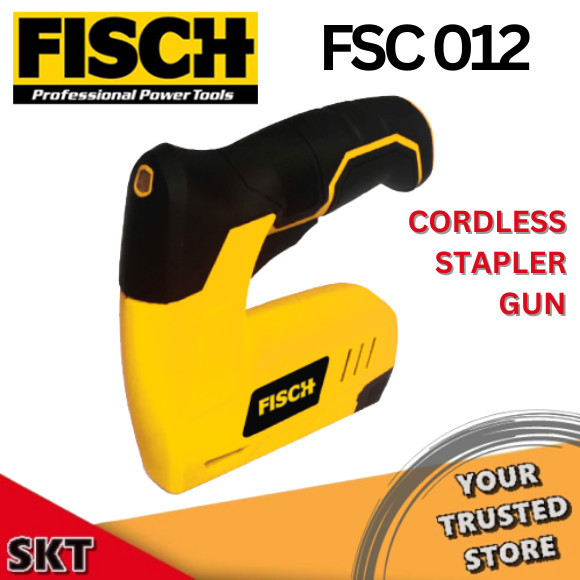 

Mesin Staples Paku Tembak 4V Fisch Cordless Gun Tacker 2 in 1 - FSC012