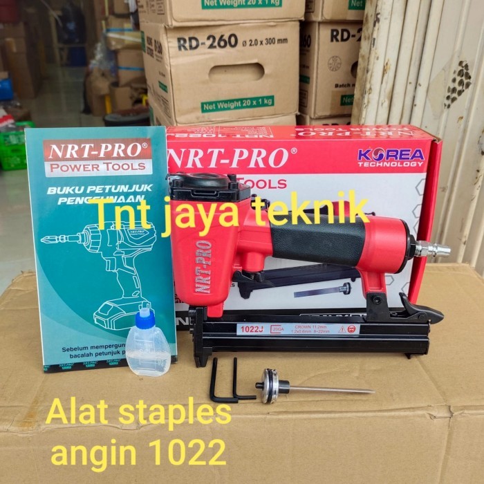 

NRT-PRO 1022J AIR STAPLES GUN PAKU TEMBAK U / STAPLES ANGIN 1022 NRT