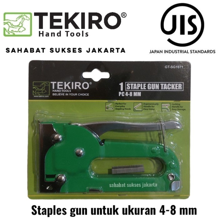 

TEKIRO staple tembak standar ukuran 4 - 8 mm / staples gun