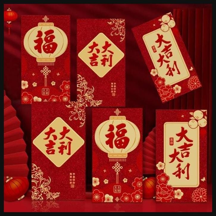 

Angpao Imlek Jumbo Angpau Merah Besar Red Amplop Umum Premium Ular 2025