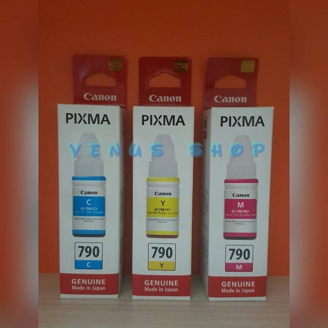 

Termurah Canon Tinta Botol Gi790 Color / Tinta Refill Gi 790 Warna Original