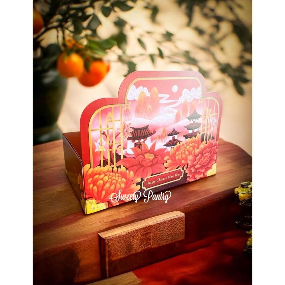 

CR - WBL TOP HUA - dus cake box Imlek packaging hampers Kotak toples CNY TERLARIS