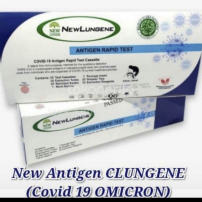 Ready New lungene antigen 1 box omicron