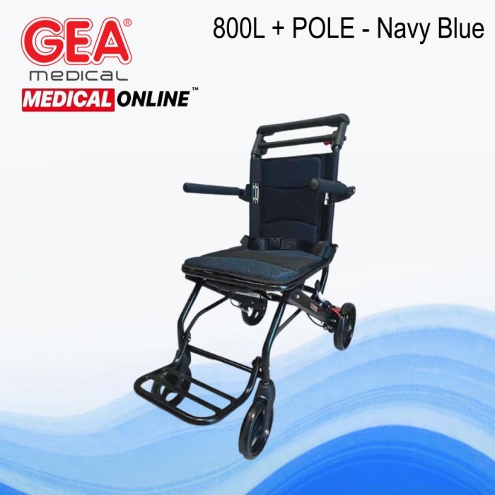 Ready KURSI RODA TRAVEL POLE GEA FS800LAJ WITH HANDLE GAGANG MEDICAL ONLINE