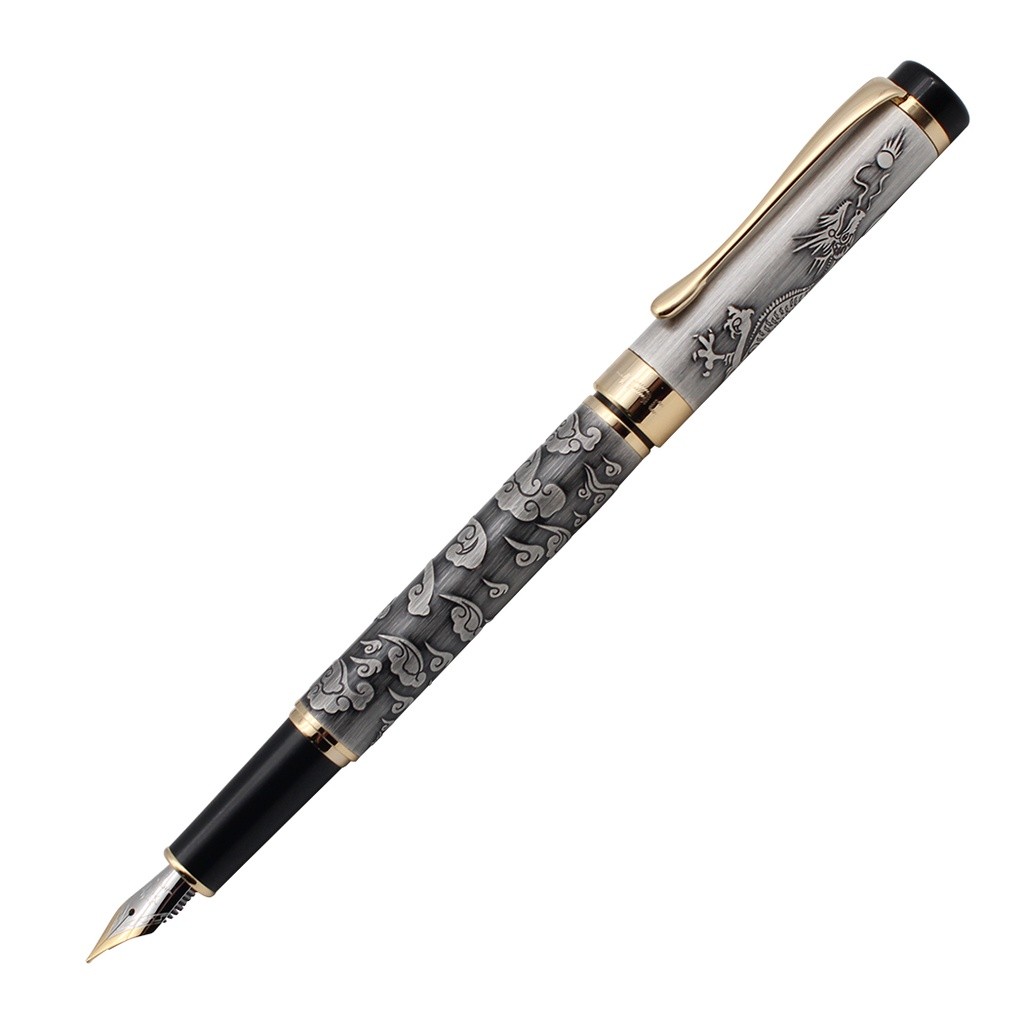 

Jinhao Dragon Pen Fine Nib Fountain Pen dengan Konverter dan Set Kotak |3B474F68|