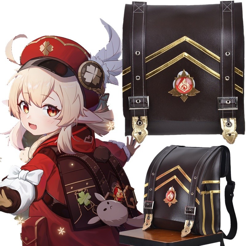 

Tas Ransel Kapasitas Besar Cosplay Game Genshin Impact Klee Tas PU Sekolah Hadiah Natal |FD23426C|