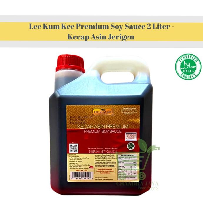 

Lee Kum Kee Premium Soy Sauce 2 Liter - Kecap Asin Jerigen Stok Terbatas