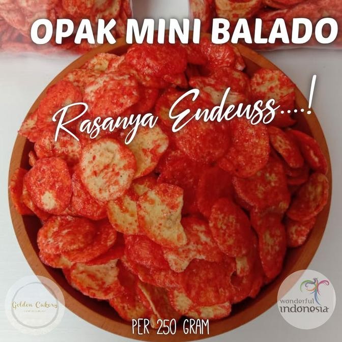 

KERIPIK OPAK MINI SINGKONG PEDAS MANIS - 250 GR