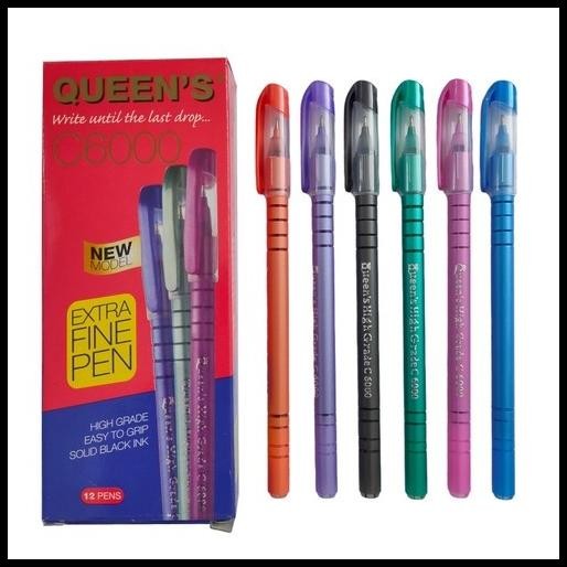

Pulpen Faster Queen C6000 Tinta Hitam Isi 12PCS