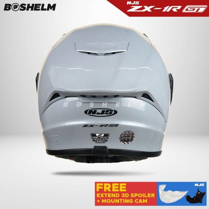 Helm NJS ZX-1R GT Solid Helm Full F SNI