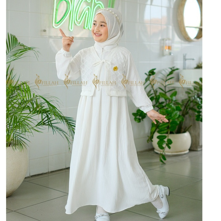 Bj Famis Hari Raya Hamis Muslim Gamia Terbaru 2025 Gamis Anak Usia 8-12 Tahun Umur 1 2 3 4 5 6 7 8 9