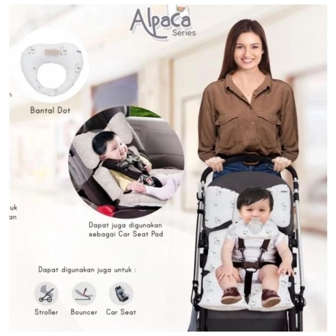 Produk Baru!! OMILAND ALAS STROLLER + BANTAL (ALAS STROLLER BAYI)
